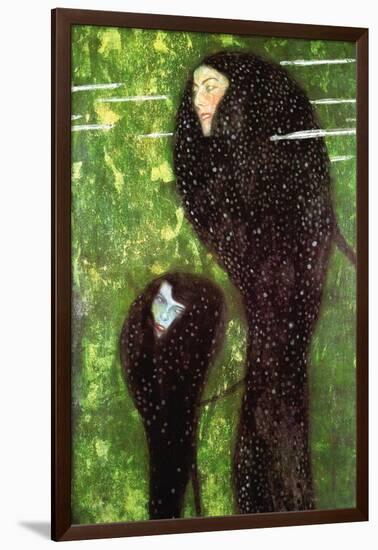 Mermaids-Gustav Klimt-Framed Art Print
