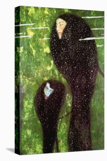 Mermaids-Gustav Klimt-Stretched Canvas