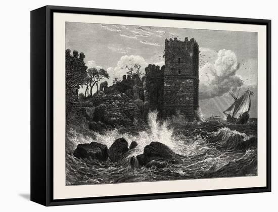 Mermer Kali on the Sea of Marmora, Constantinople, Istanbul, Turkey, 19th Century-null-Framed Stretched Canvas