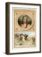 Merovech, King of the Salian Franks, and the Invasion of the Huns, 451-null-Framed Giclee Print