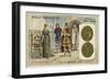 Merovingian Gold Triens, 486-null-Framed Giclee Print