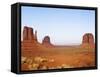 Merrick Butte and The Mittens, Monument Valley Tribal Park, Arizona-Rob Tilley-Framed Stretched Canvas