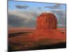 Merrick Butte at Sunset, Monument Valley, Arizona, USA-Michel Hersen-Mounted Premium Photographic Print