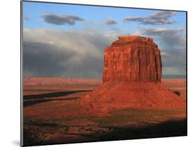 Merrick Butte at Sunset, Monument Valley, Arizona, USA-Michel Hersen-Mounted Premium Photographic Print