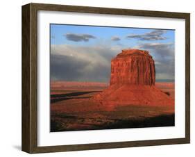 Merrick Butte at Sunset, Monument Valley, Arizona, USA-Michel Hersen-Framed Photographic Print