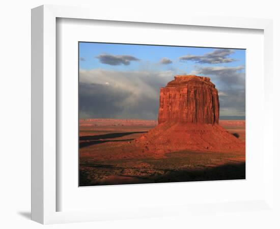 Merrick Butte at Sunset, Monument Valley, Arizona, USA-Michel Hersen-Framed Photographic Print