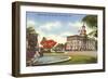 Merrick Park, City Hall, Coral Gables, Florida-null-Framed Art Print