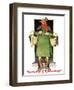 "Merrie Christmas", December 10,1932-Norman Rockwell-Framed Giclee Print