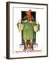 "Merrie Christmas", December 10,1932-Norman Rockwell-Framed Giclee Print