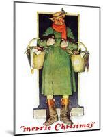 "Merrie Christmas", December 10,1932-Norman Rockwell-Mounted Giclee Print