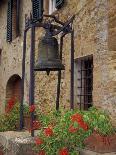 Farmhouse View Through Grapevine, Tuscany, Italy-John & Lisa Merrill-Framed Photographic Print