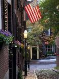Cobblestone Street and Historic Homes of Beacon Hill, Boston, Massachusetts, USA-Merrill Images-Photographic Print