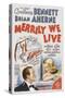 Merrily We Live, from Left: Brian Ahern, Constance Bennett, 1938-null-Stretched Canvas