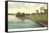 Merrimack River, Manchester, New Hampshire-null-Framed Stretched Canvas