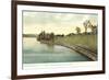 Merrimack River, Manchester, New Hampshire-null-Framed Premium Giclee Print