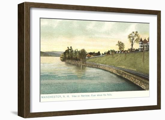 Merrimack River, Manchester, New Hampshire-null-Framed Art Print