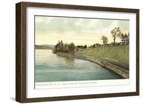 Merrimack River, Manchester, New Hampshire-null-Framed Art Print