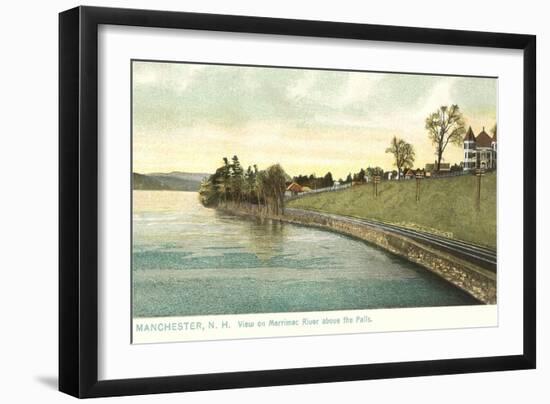 Merrimack River, Manchester, New Hampshire-null-Framed Art Print