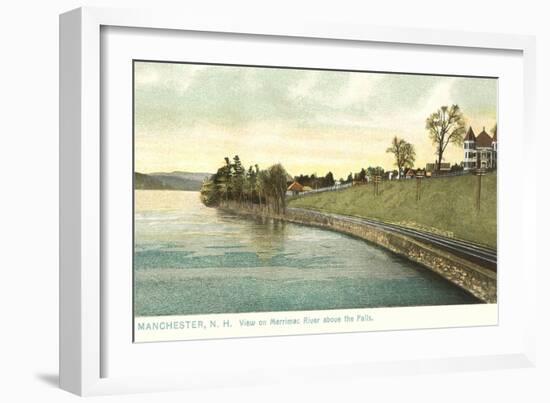 Merrimack River, Manchester, New Hampshire-null-Framed Art Print