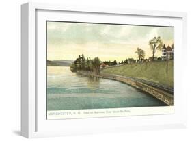 Merrimack River, Manchester, New Hampshire-null-Framed Art Print