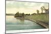 Merrimack River, Manchester, New Hampshire-null-Mounted Art Print