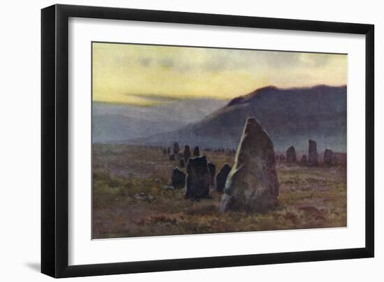 Merrivale Stone Avenue-Ernest W Haslehust-Framed Photographic Print