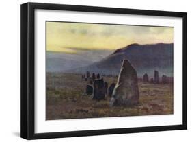 Merrivale Stone Avenue-Ernest W Haslehust-Framed Photographic Print