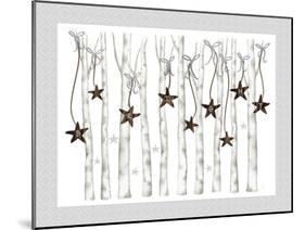 Merry and Bright Birch Trees II-Andi Metz-Mounted Art Print