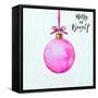 Merry and Bright Ornament-Sara Elizabeth-Framed Stretched Canvas