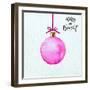 Merry and Bright Ornament-Sara Elizabeth-Framed Art Print