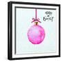 Merry and Bright Ornament-Sara Elizabeth-Framed Art Print