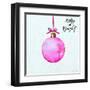 Merry and Bright Ornament-Sara Elizabeth-Framed Art Print