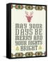 Merry and Bright-Ashley Sta Teresa-Framed Stretched Canvas