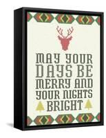 Merry and Bright-Ashley Sta Teresa-Framed Stretched Canvas