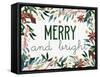 Merry and Bright-Kim Allen-Framed Stretched Canvas