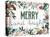 Merry and Bright-Kim Allen-Stretched Canvas