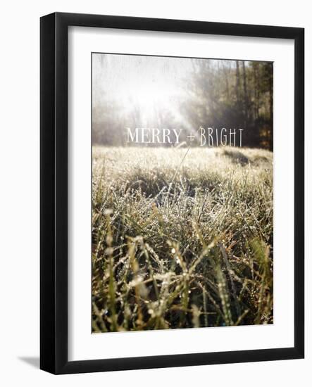 Merry and Bright-Kimberly Glover-Framed Giclee Print