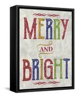 Merry and Bright-Erin Clark-Framed Stretched Canvas