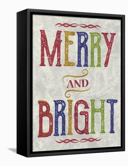 Merry and Bright-Erin Clark-Framed Stretched Canvas