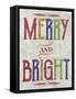 Merry and Bright-Erin Clark-Framed Stretched Canvas