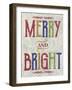 Merry and Bright-Erin Clark-Framed Giclee Print