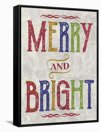 Merry and Bright-Erin Clark-Framed Stretched Canvas