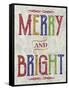 Merry and Bright-Erin Clark-Framed Stretched Canvas
