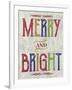 Merry and Bright-Erin Clark-Framed Giclee Print