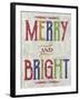 Merry and Bright-Erin Clark-Framed Giclee Print