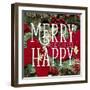 Merry and Happy-Kali Wilson-Framed Art Print