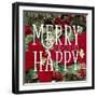 Merry and Happy-Kali Wilson-Framed Art Print