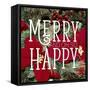 Merry and Happy-Kali Wilson-Framed Stretched Canvas