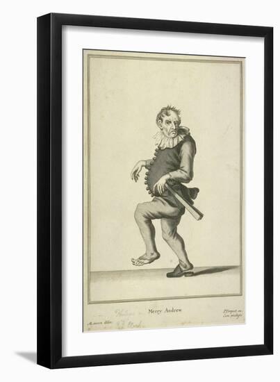 Merry Andrew, Possibly a Jester or Fool, Cries of London-Pierce Tempest-Framed Giclee Print