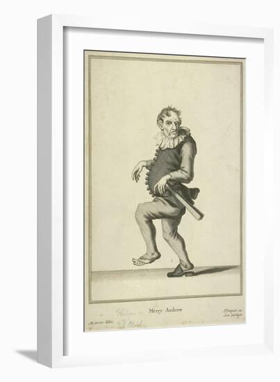 Merry Andrew, Possibly a Jester or Fool, Cries of London-Pierce Tempest-Framed Giclee Print